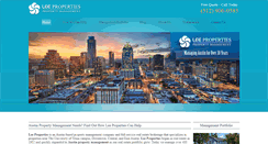Desktop Screenshot of leeproperties.com